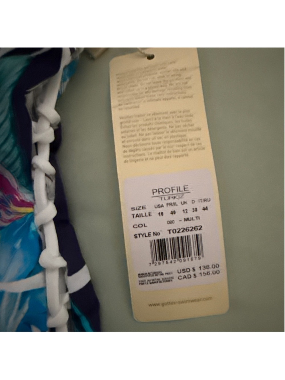 Profile by Turkiz Swimsuit NWT - Picture 2 of 3